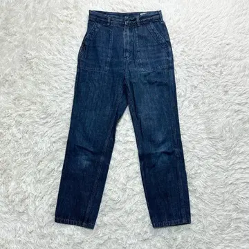 HYKE 하이웨스트 다크 블루 데님 청바지 팬츠 1 M 상당