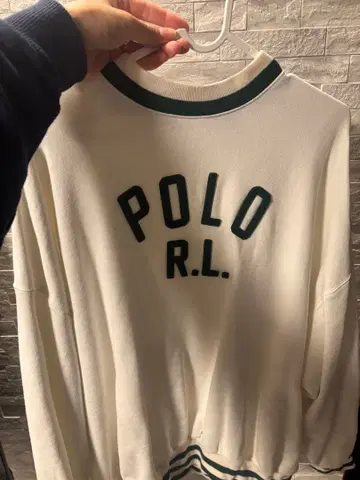 POLO R.L. 화이트 트레이닝복 M