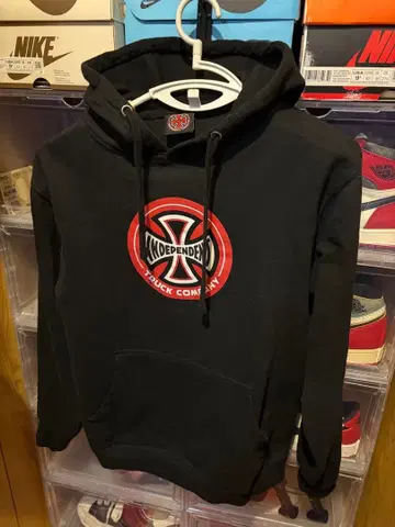 Independent 블랙 후드티
