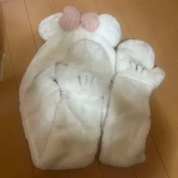 미니 롱 팬캡 화이트