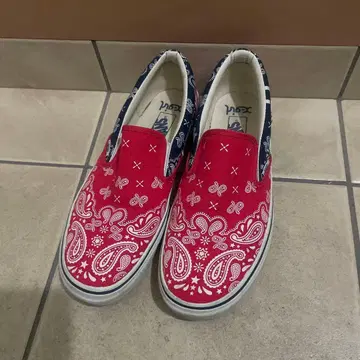 VANS x-girl 슬립온 스니커즈 28cm