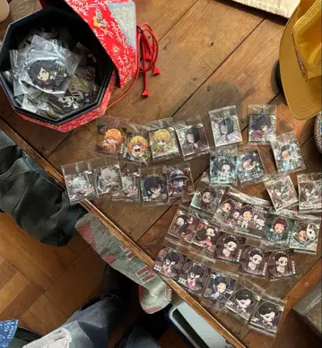 귀멸의 칼날 애니메이션 캐릭터 키링 스트랩 세트