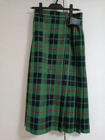 CHILD WOMAN 36 차일드우먼 타탄 체크 플리츠 스커트