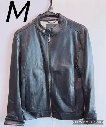나노 유니버스 양가죽 라이더 자켓 M