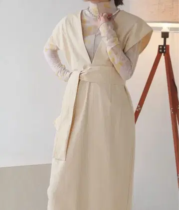 리본 세트 점프 스커트