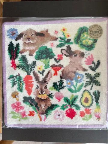 새상품, 미개봉 페이 토끼 베지터블 손수건