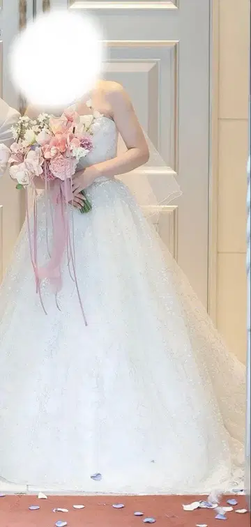 화이트 웨딩 드레스