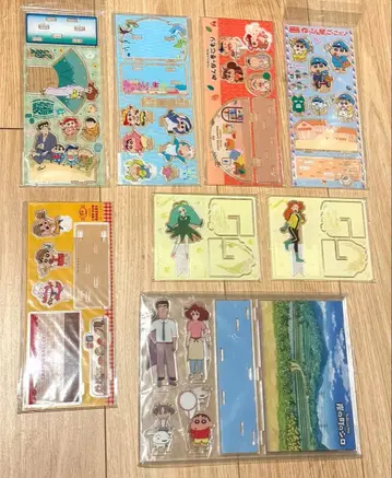 아크릴 스탠드 8종 세트 짱구는 못말려(크레용 신짱)