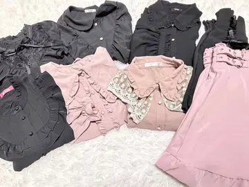 지뢰계 의류 8점 묶음 판매