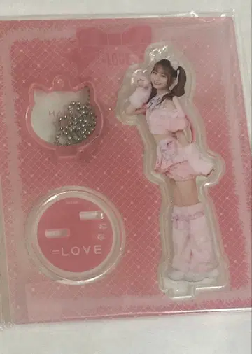=LOVE 이코라부 오바 하나나 아크릴 스탠드 고양이 의상