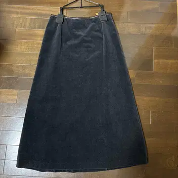 자유구 블랙 롱 스커트