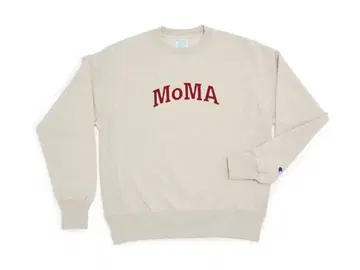 Champion 크루넥 맨투맨 셔츠 MoMA 오트밀 S