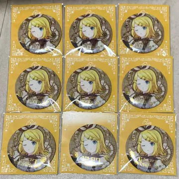 하피콜레 카가미네 린 캔뱃지 F 9점 세트