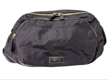 agnes.b 아그네스베 숄더백 블랙 FT03-04 나일론