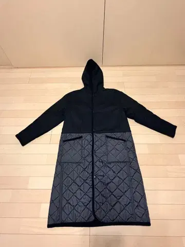 LAVENHAM 블랙 퀼팅&보아 리버서블 자켓