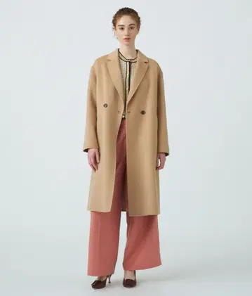 볼지 스테디셀러 울 캐시미어 체스터 코트 Size 36