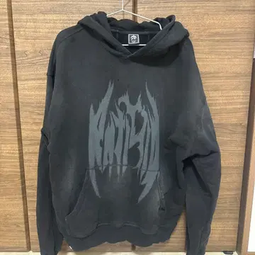 ANTIMID 블랙 후드티 사이즈 Small