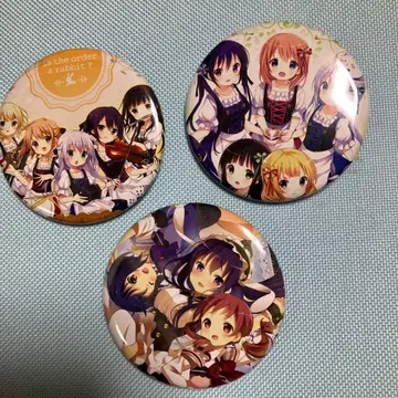 주문은 토끼입니까? 캔뱃지 3개 세트