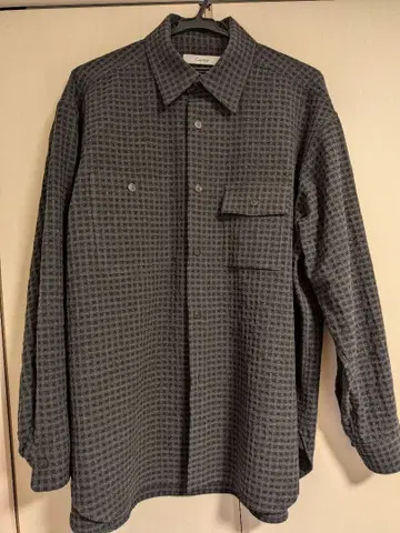 Cornier 24AW Super130's 체크 셔츠