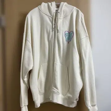 새상품급 MILKFED. 크림색 집업 후디