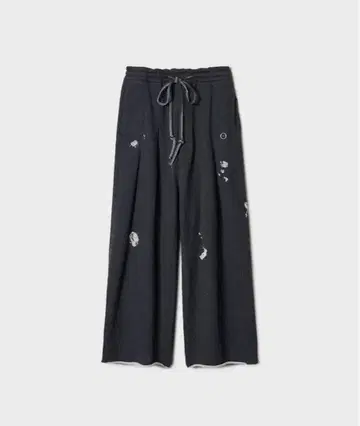 SHINYA KOZUKA STUDIOUS 별주 데미지 배기 팬츠