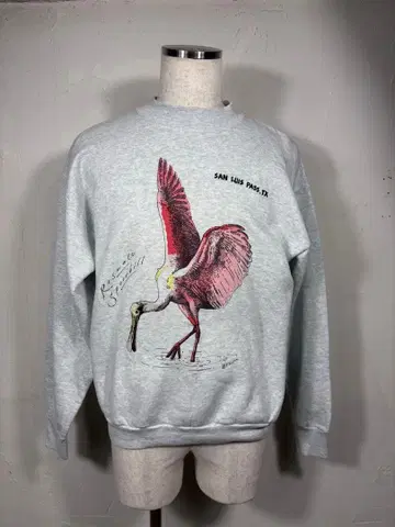 애니멀 맨투맨 fruit of the room 남성용 L 그레이