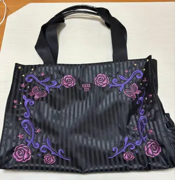 안나수이 ANNA SUI 스트라이프 플라워 자수 백[LBGP54717]