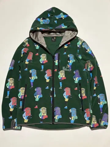 고 슬로우 카라반 플리스 자켓