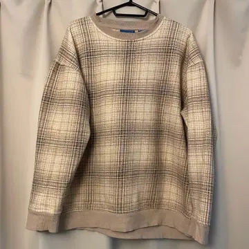 TOWNCRAFT 맨투맨 베이지 체크 XL