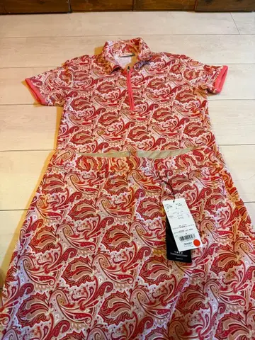 adidas 골프웨어 M 사이즈 페이즐리 무늬