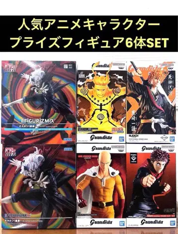 미개봉 새상품 인기 애니메이션 코믹 캐릭터 피규어 6체 세트