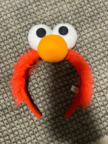 엘모 머리띠 오렌지
