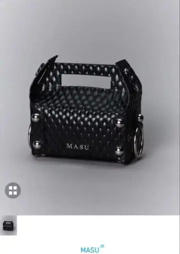 MASU LEATHER CAKE BAG 25AW