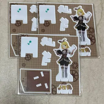 하피콜레 카가미네 린 아크릴 스탠드 B 3종 세트