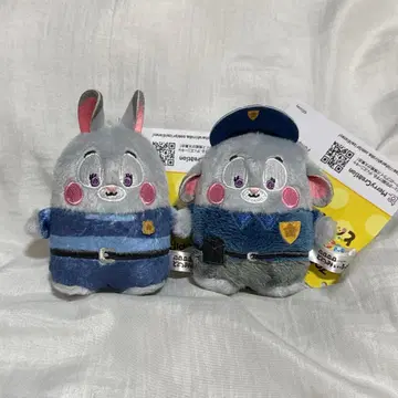 12 주토피아 나란히 두 미 프렌즈 마스코트! 봉제 인형 주디