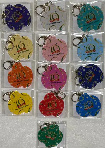 Mr. GREEN APPLE 10주년 기념 키링 풀컴프