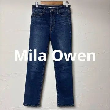 새상품급 Mila Owen 하이웨스트 스트레치 스키니 데님/블루