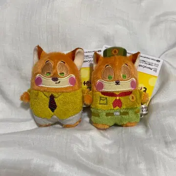 12 주토피아 닉 나란히 두근두근 프렌즈 마스코트! 봉제 인형