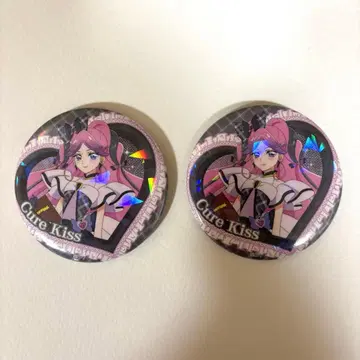 키미프리 프리큐어 스이파라 스위츠 파라다이스 큐어 키스 캔뱃지 2개