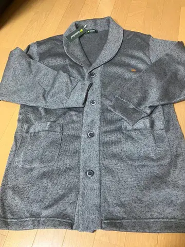 새상품 남성용 LL 긴팔 가디건 속기모 골든 베어 가운