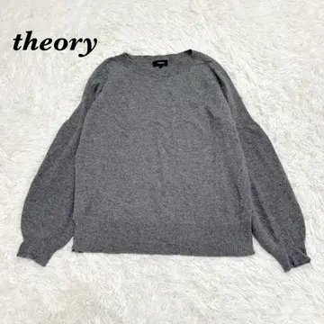 theory 루즈 실루엣 캐시미어 혼방 니트 S 그레이