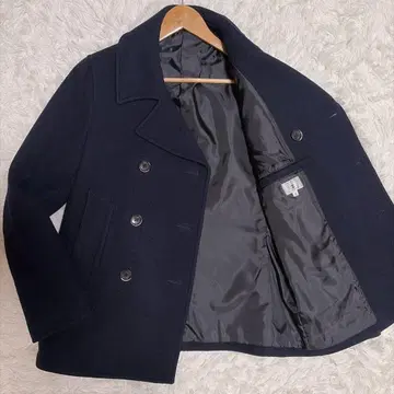 [ 새상품급 ] 다케오 키쿠치 울 코트 더블 남성용 네이비