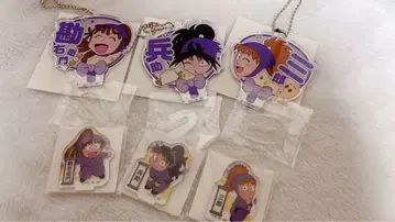 닌타마 란타로 아크릴 미니 데코 부채 키체인