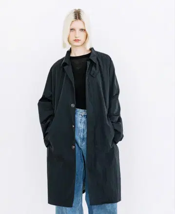 발수 스텐카라 코트 [ WCJ-JF-066BLK ]