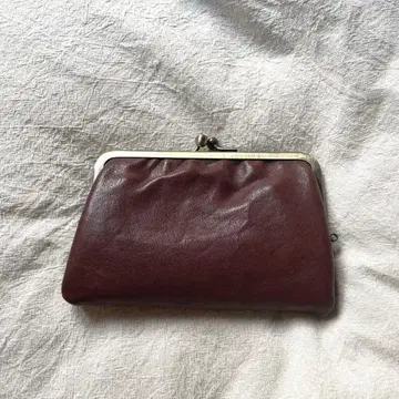 츠치야 가방 가마구치 지갑 동전 지갑 코인 케이스 톤 오일 누메 브라운