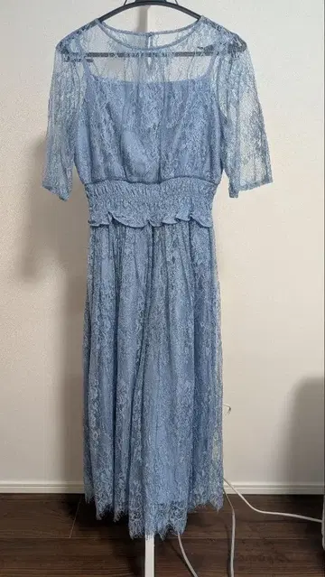 스카이블루 레이스 드레스 36 사이즈