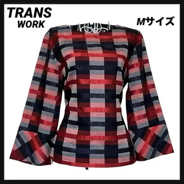 [ 미사용품 ] TRANS WORK 블라우스 리본 MANTECO 삼양상회