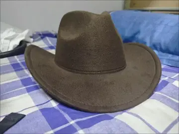 브라운 울 카우보이 햇