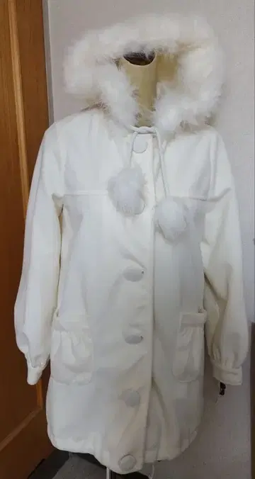 로즈 팬팬 후드 부착 자켓 택 포함