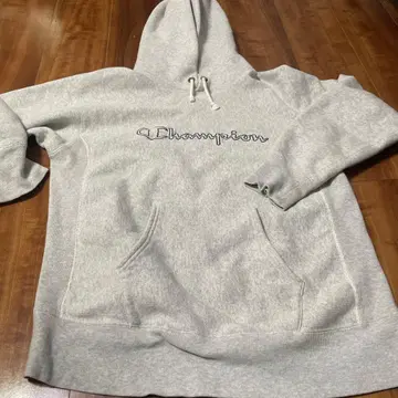 챔피온 그레이 후드티